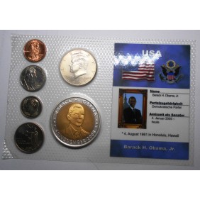 USA Set coin 2008 w. Obama...