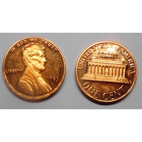 USA 1 Cent 1983 S Lincoln...