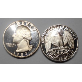 USA Washington Quarter 1983...