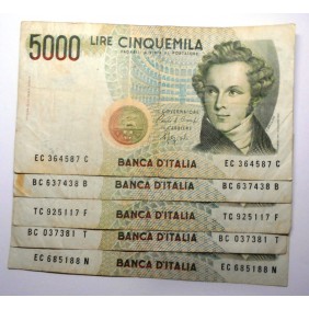 5000 Lire Bellini 1985...