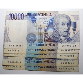10.000 Lire Volta 1984...