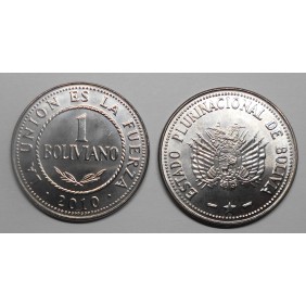 BOLIVIA 1 Boliviano 2010