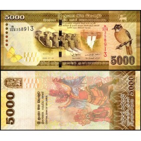 SRI LANKA 5000 Rupees 2022