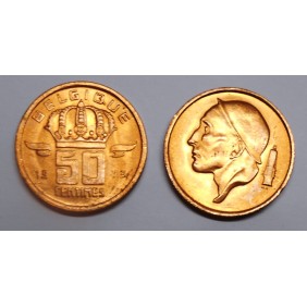 BELGIUM 50 Centimes 1973...