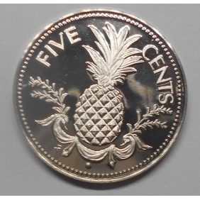 BAHAMAS 5 Cents 1977