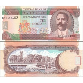 BARBADOS 10 Dollars 1995