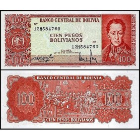 BOLIVIA 100 Pesos...