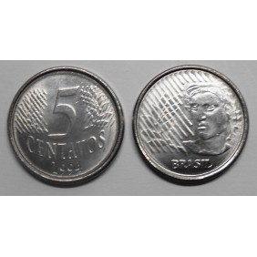 BRAZIL 5 Centavos 1994