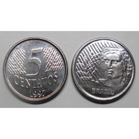 BRAZIL 5 Centavos 1997