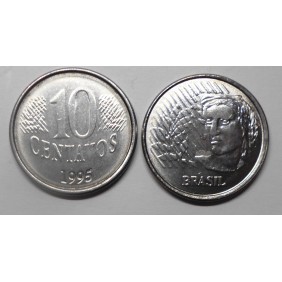BRAZIL 10 Centavos 1995