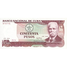 CUBA 50 Pesos 1990 (correct...