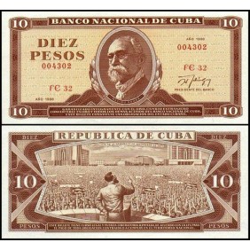 CUBA 10 Pesos 1988