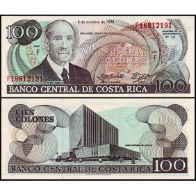 COSTA RICA 100 Colones 1990