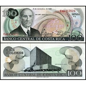 COSTA RICA 100 Colones 1988