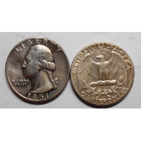USA Washington Quarter 1951 AG