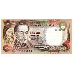COLOMBIA 2000 Pesos 01.11.1994