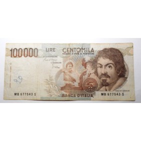 100.000 Lire Caravaggio 1°...