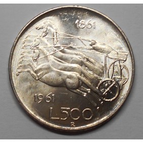 500 Lire 1961 Unità...