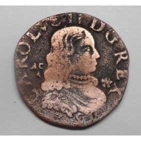 NAPOLI CARLO II Grano 1677