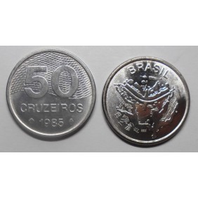 BRAZIL 50 Cruzeiros 1985