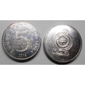 SRI LANKA 5 Rupees 2016