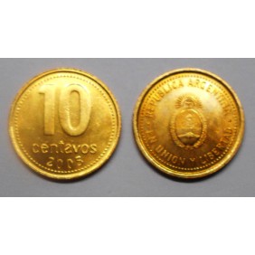 ARGENTINA 10 Centavos 2005