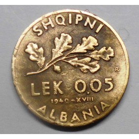 ALBANIA 0,05 Lek 1940