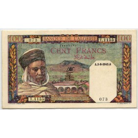 ALGERIA 100 Francs 03.08.1942