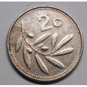 MALTA 2 Cents 1986
