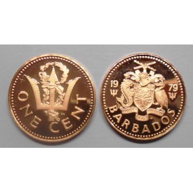 BARBADOS 1 Cent 1979 Proof