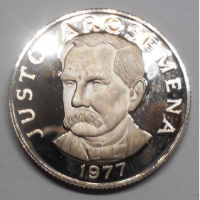 PANAMA 25 Centesimos 1977...