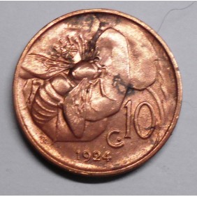 10 Centesimi 1924