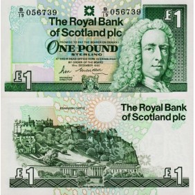 SCOTLAND 1 Pound 1990