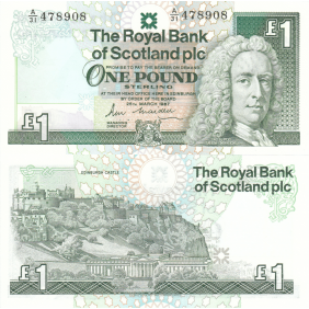 SCOTLAND 1 Pound 1987