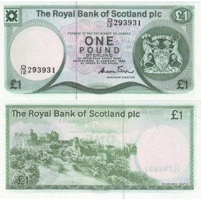 SCOTLAND 1 Pound 1985