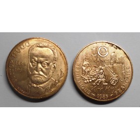 FRANCE 10 Francs 1985 Hugo