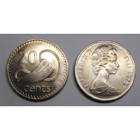 FIJI 20 Cents 1975