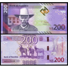 NAMIBIA 200 Dollars 2025