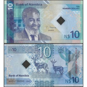 NAMIBIA 10 Dollars 2025 Hybrid