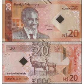NAMIBIA 20 Dollars 2025 Hybrid