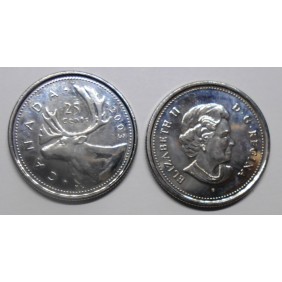 CANADA 25 Cents 2003 KM 493