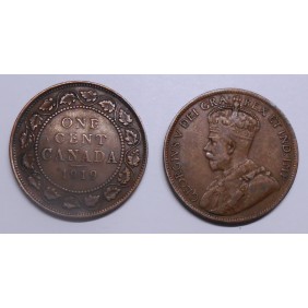 CANADA 1 Cent 1919