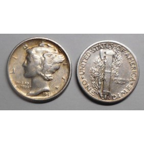 USA Mercury Dime 1941 AG