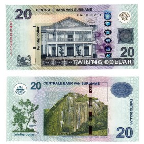 SURINAME 20 Dollars 2020