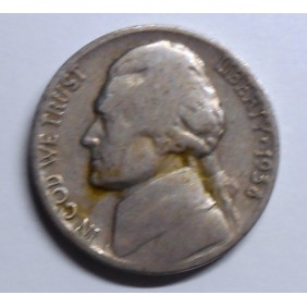 USA 5 Cents 1938 Jefferson