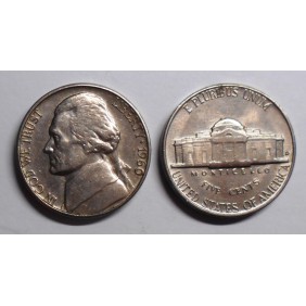 USA 5 Cents 1960 D Jefferson