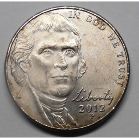 USA 5 Cents 2012 P Monticello