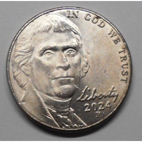 USA 5 Cents 2024 P Monticello