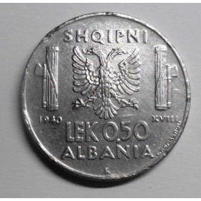 ALBANIA 0,50 Lek 1940