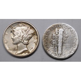 USA Mercury Dime 1943 D
